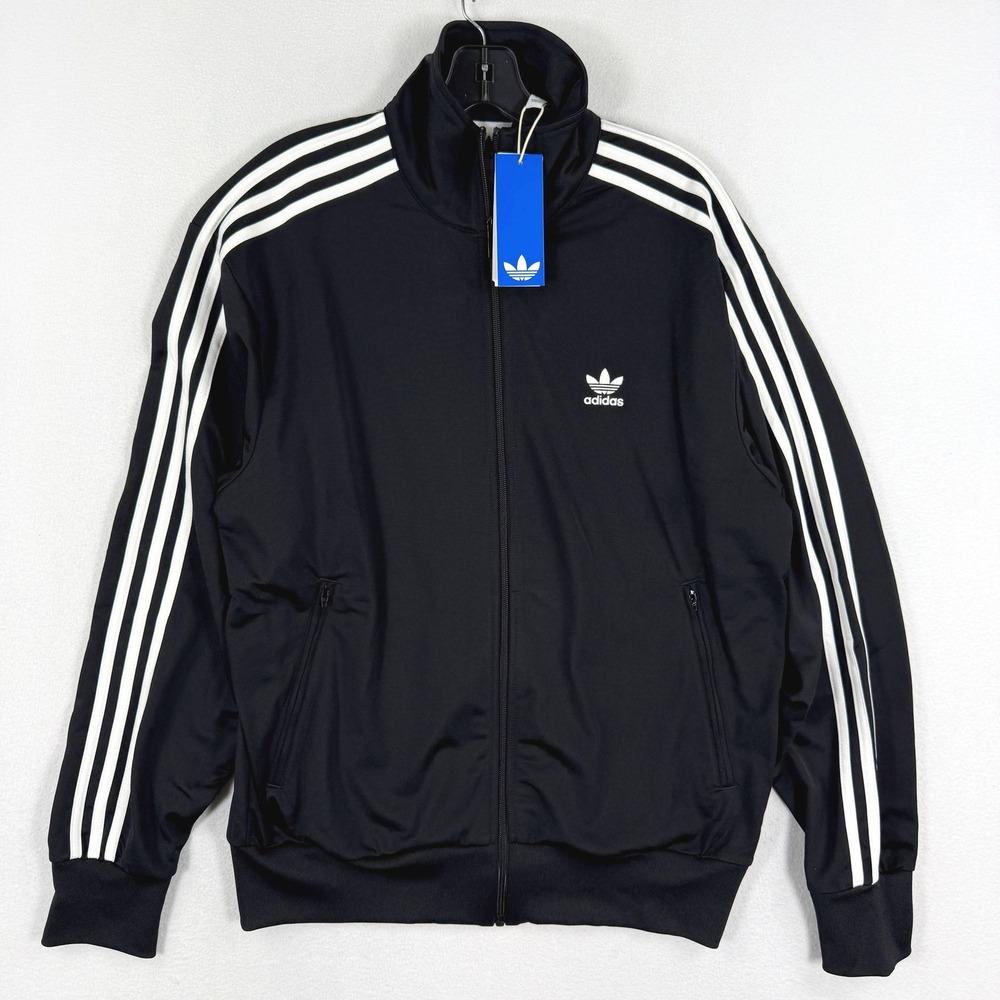 Adidas Originals Firebird Track Suit Mens Size XL Black White Jacket Pants NEW - Picture 3 of 13
